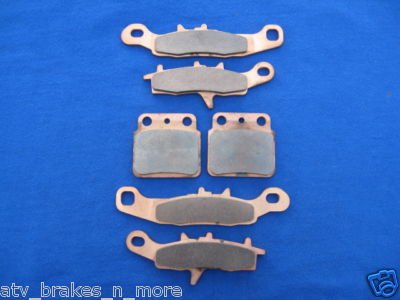 KAWASAKI BRAKES 07-08 KFX 450 KFX450 FRONT & REAR BRAKE PADS #1-5042S-1-5044S-1-3030