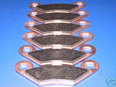 BRAKES 05-06 ARCTIC CAT 250 2x4 / 4X4 ATV FRONT & REAR BRAKE PADS 3-395