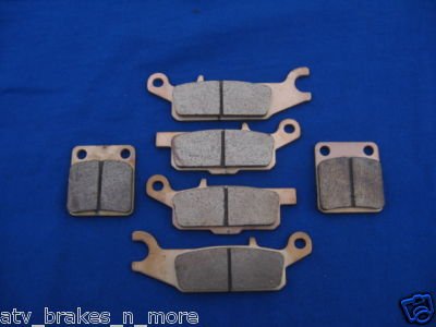 2008 YAMAHA BRAKES YFM RAPTOR 250 FRONT REAR BRAKE PADS #1-443-444-84