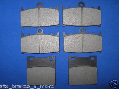 SUZUKI BRAKES 97-03 GSXR 600 FRONT & REAR BRAKE PADS #2-3032K 1-3019K