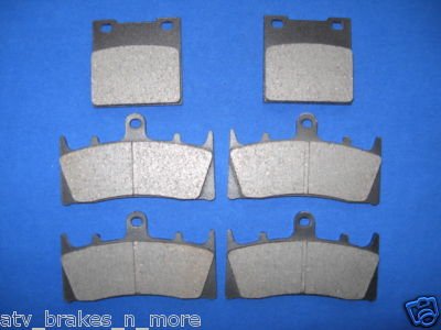 SUZUKI BRAKES 01-05 GSF1200 GSF 1200 FRT/RR BRAKE PADS 2-3044K 1-3019K