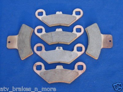 POLARIS BRAKES 98-02 SPORTSMAN 500 4x4 FRONT & REAR BRAKE PADS 2-159-1-270