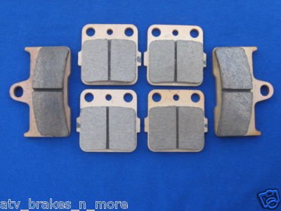 YAMAHA BRAKES 02-08 GRIZZLY YFM 660 YFM660 FRONT & REAR BRAKE PADS #2-3030S-1-2047S