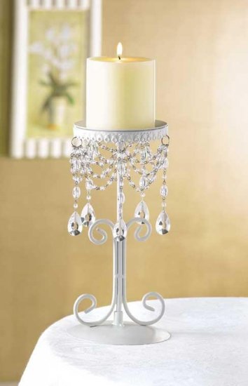 ELEGANT BEADED CANDLEHOLDER