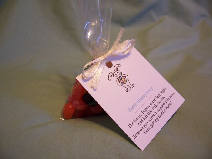 Easter Bunny Poop Novelty Candy Gift or Favor - Jelly Beans