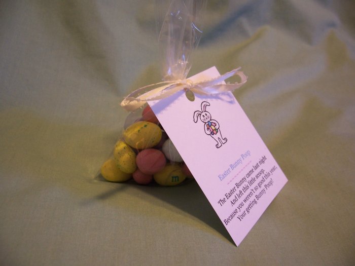 Easter Bunny Poop Novelty Candy Gift or Favor - M&M's