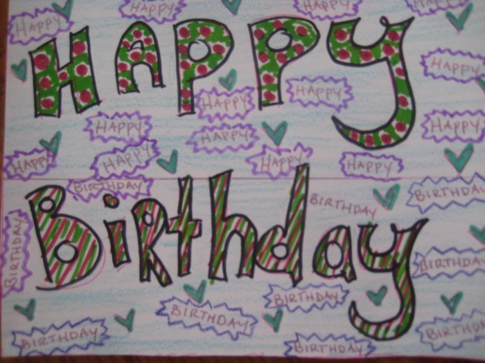 Happy Birthday Handmade Card
