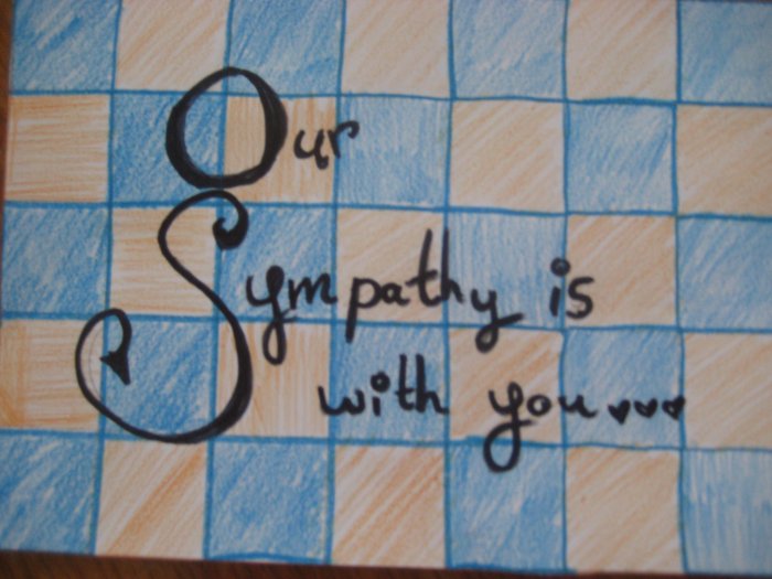 Sympathy Handmade Card