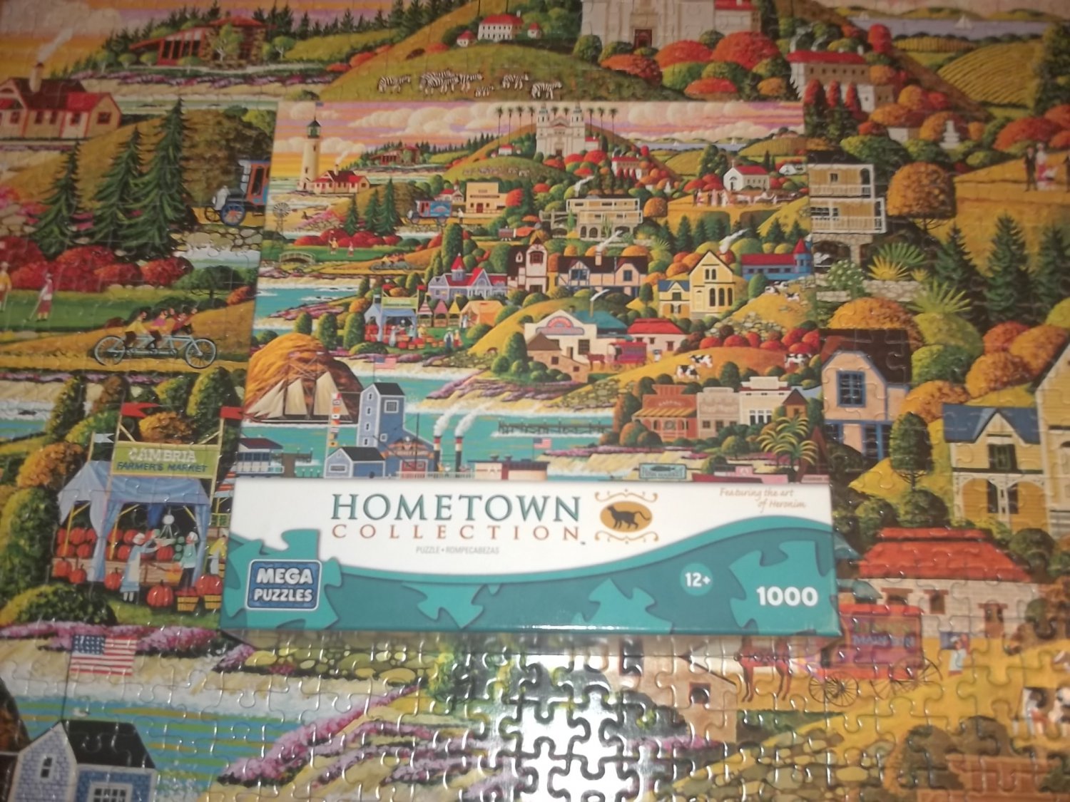 MEGA HOMETOWN COLLECTION JIGSAW PUZZLEHERONIM WYSOCKICASTLE COUNTRY