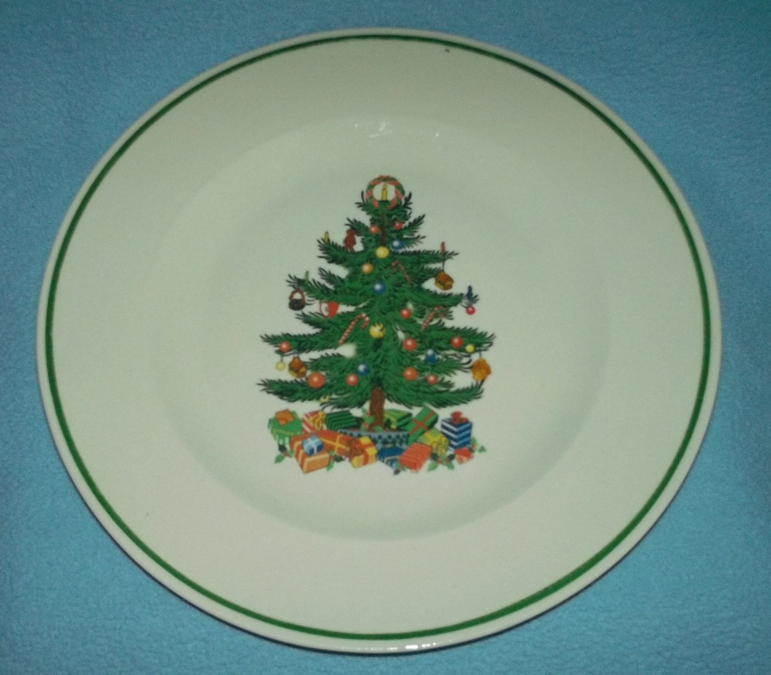 badcock christmas tree dinner plate 10 25 in advertising badcock christmas tree dinner plate 10 25 in advertising