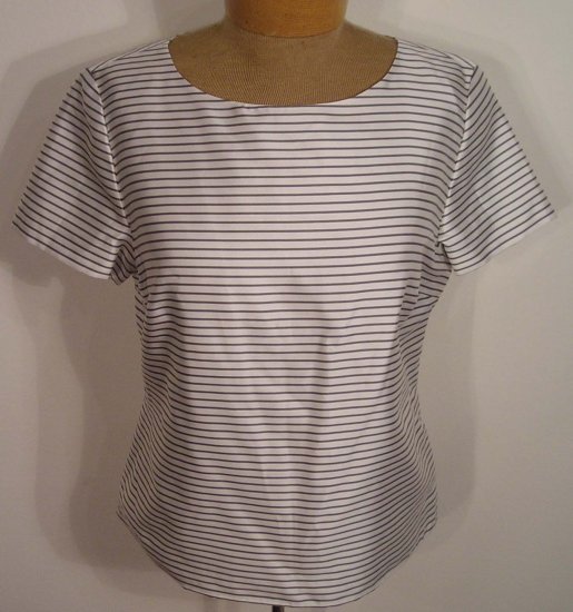 NEW TALBOTS SILK DRESS SHIRT TOP BLOUSE 8 NWT