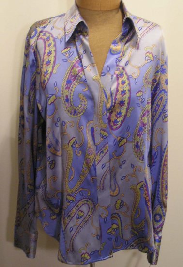 NEW TALBOTS Women Stretch Dress Shirt Top Blouse 10 NWT $98