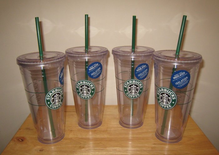 clear venti starbucks tumbler