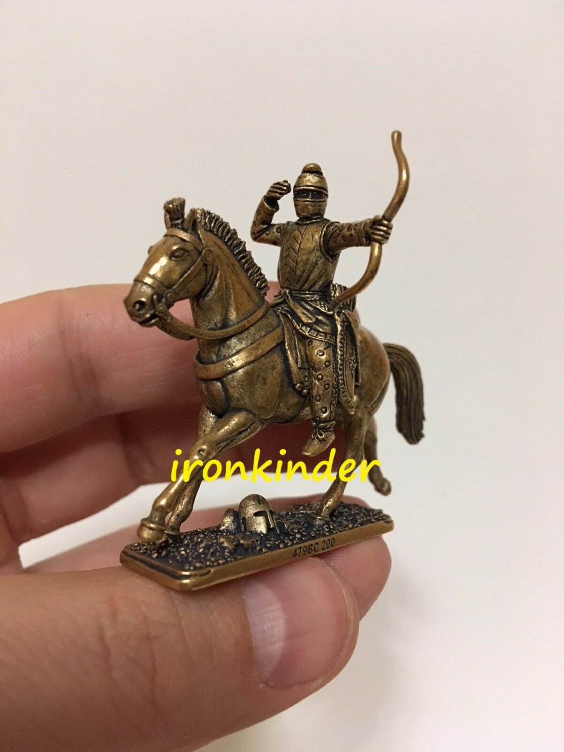 Zaitsev bronze metall collectible miniature figure 40mm 