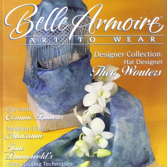 BELLE ARMOIRE MAGAZINE, ART TO WEAR, HANDMADE JEWELRY, CLOTHING, ACCESSORIES SPRING 2002