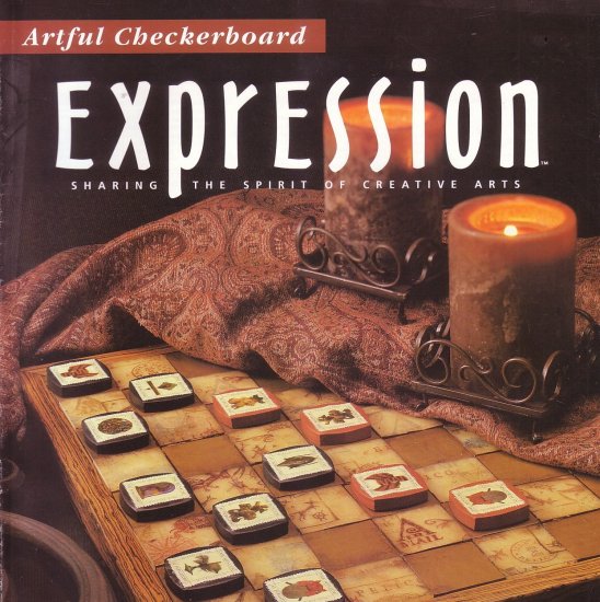 EXPRESSION MAGAZINE ~CREATIVE ARTS~ HANDMADE ~ STAMPING ~ PAPER & CLAY ART, CRAFTS, MAY/JUNE 2002