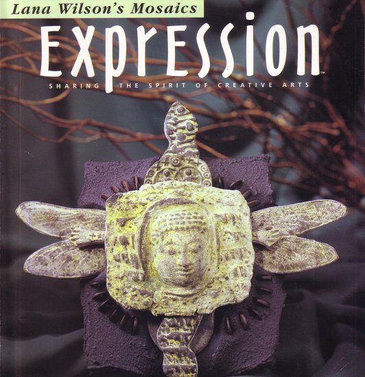 EXPRESSION MAGAZINE ~CREATIVE ARTS~ HANDMADE ~ STAMPING ~ PAPER & CLAY ART, CRAFTS, JULY/AUGUST 2002