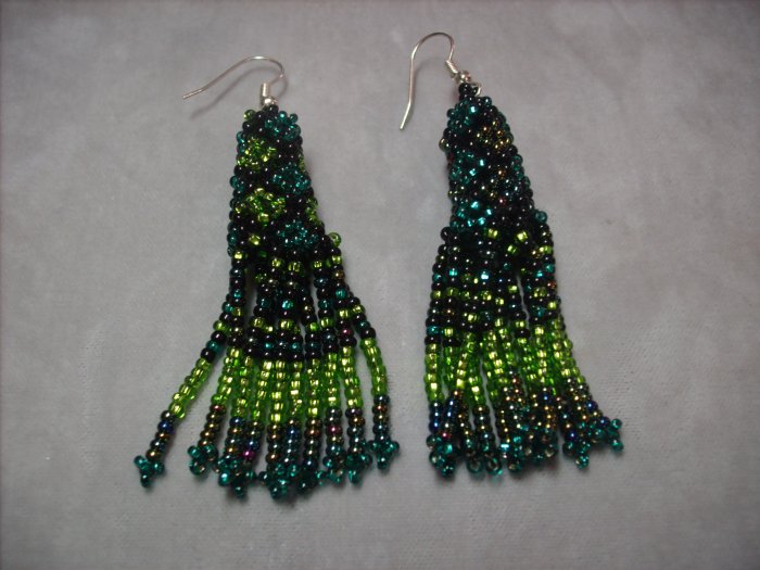 Green Dangle Earrings ER-2