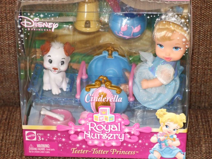 Disney Royal Nursery Cinderella Teeter-Totter Playset