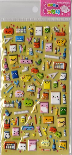 Kamio Happy Stationery kawaii sticker sheet