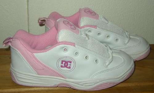 DCSHOES DC SHOES DOVER White Skater Shoes Girls 3 NWOT