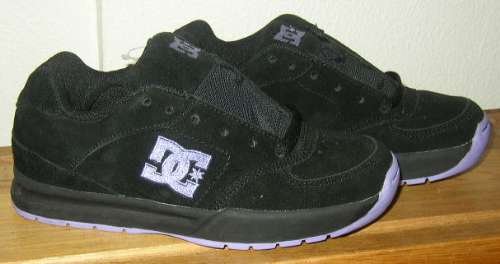 DC SHOES DCSHOES JUNO Black Suede Skate Womens 5 NWOT