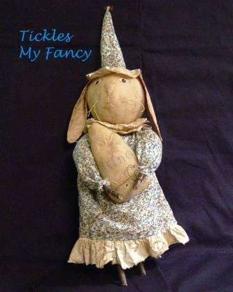Primitive Easter Bunny Doll Hannah Hare