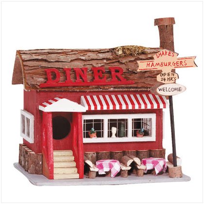 Diner Birdhouse yard decor