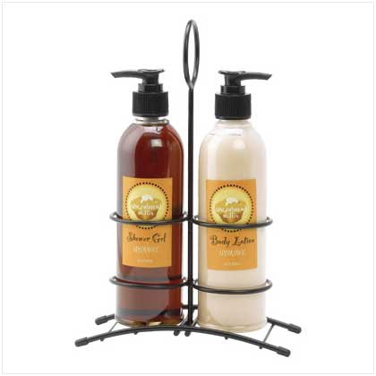 GINGERBREAD MUFFIN BATH SET
