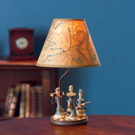 CIVIL WAR SOLDIER LAMP