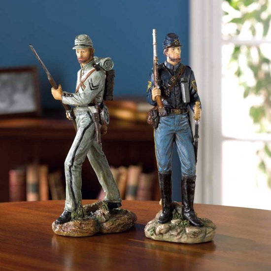 CONFEDERATE SOLDIER FIGURINE