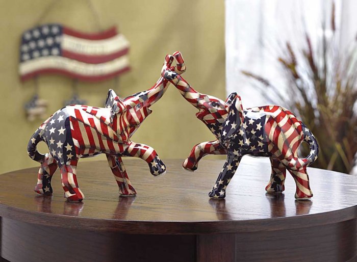 PATRIOTIC PACHYDERM PAIR