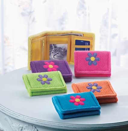 COLORFUL FLOWER WALLET