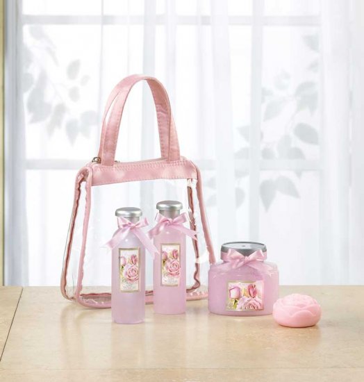 ROSE SCENTED BATH SET