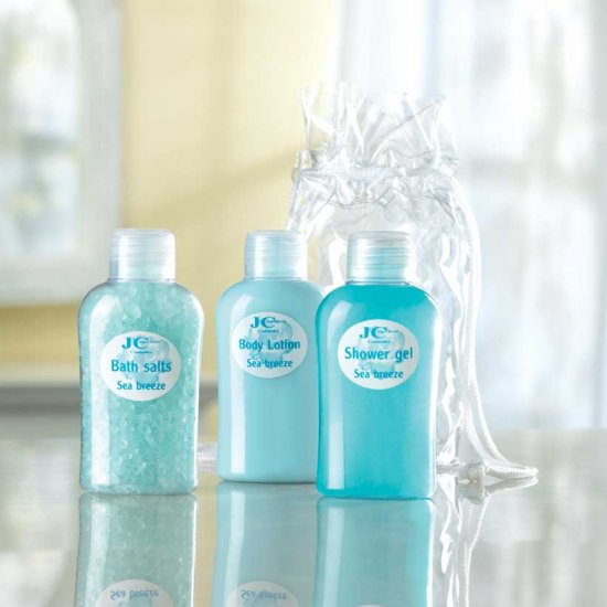 3-PC. MINI BATH GIFT SET - SEA BREEZE