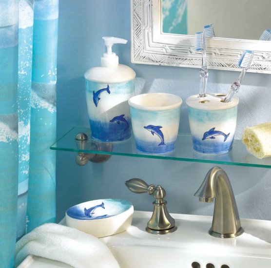 DOLPHIN 6 PIECE BATHROOM SET