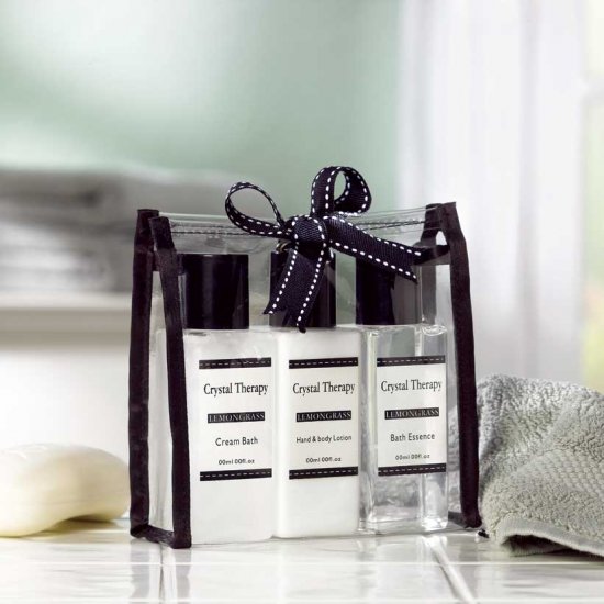 LEMONGRASS BATH ESSENTIALS TOTE