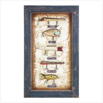 FISHING LURES SHADOW BOX