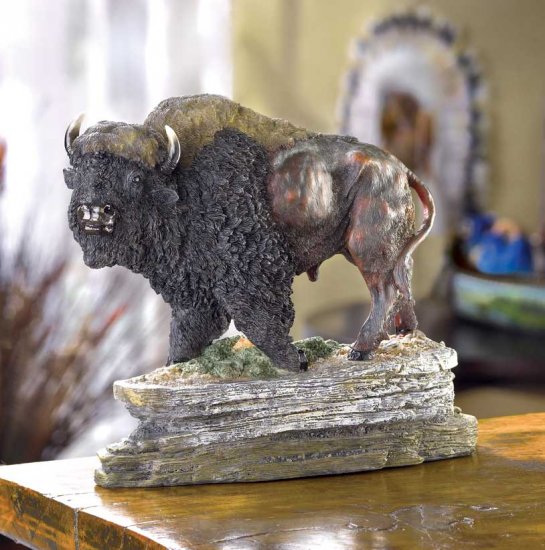 BUFFALO FIGURINE