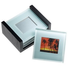Glass Coasters with Picture inserts
