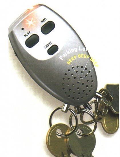 Voice recording key finder and Microlight