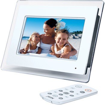 jWIN JP147 7" Diagonal Digital Photo Frame with MP3 Player