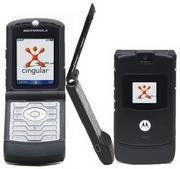 MOTOROLA RAZR V3 ULTRA THIN UNLOCKED GSM QUABAND CAMERA CELL PHONE - BLACK