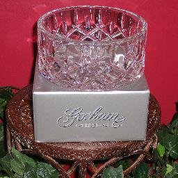 Real Lady Anne Crystal Bottle Coaster/ Candy Dish