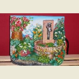 Floral Fantasy Mini-Fountain
