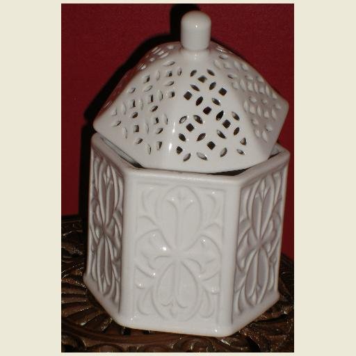 Lacy Ceramic Trinket Box
