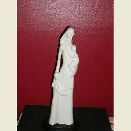Young Mother and Child Figurine