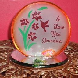 I Love You Grandma Plaque/Candleholder