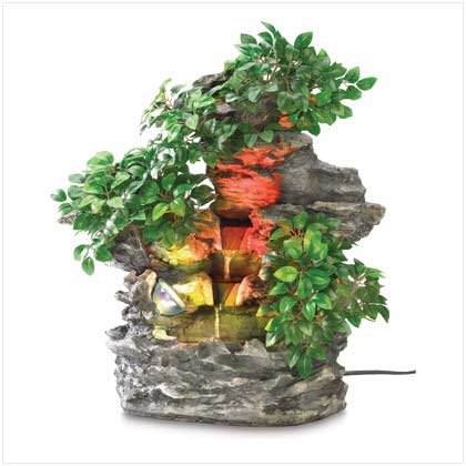 forest water fountain