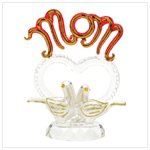 Mom Glass Doves Figurine